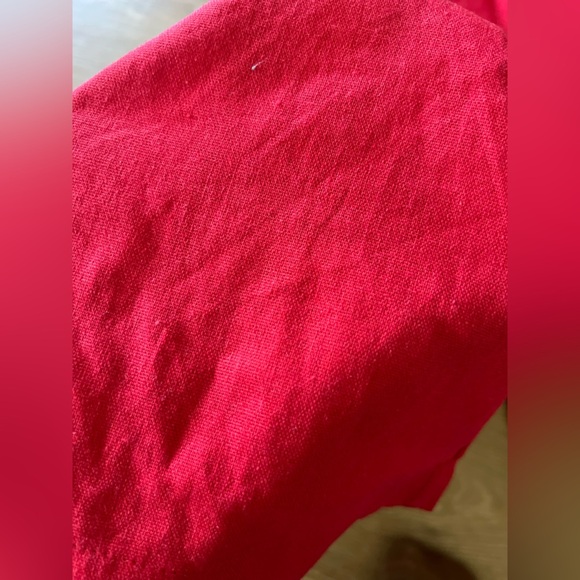 Miami for Francesca’s Casual Red High-Waisted Wide-Leg Bottoms - Picture 6 of 8